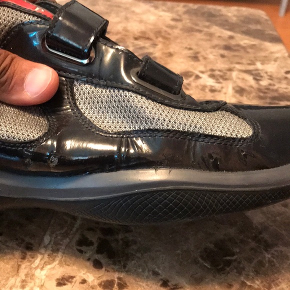 Navy Blue Original Prada’s Size 8 - Picture 7 of 8